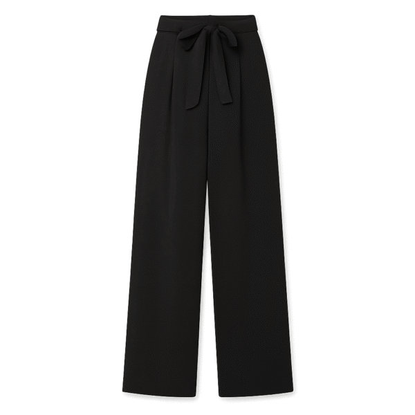 Neo Flow - Black Wide-Leg Trousers