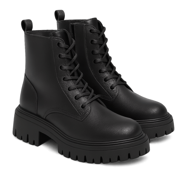 Rebel Edge - Black Combat Boots