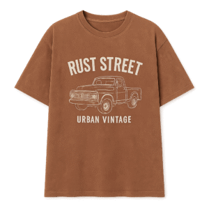 Rust Street - Washed Oversized Tee