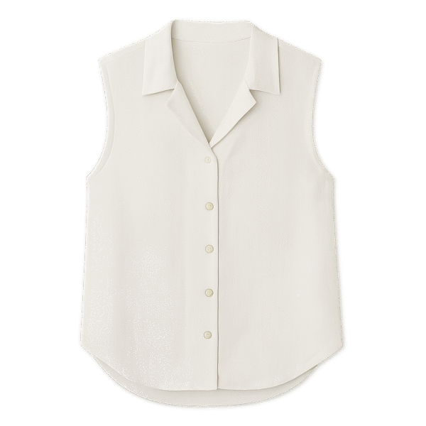 Verano - White Linen Blouse